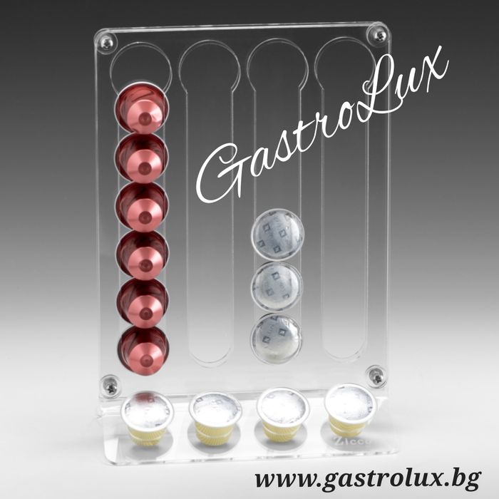 Акрилна стойка за кафе капсули