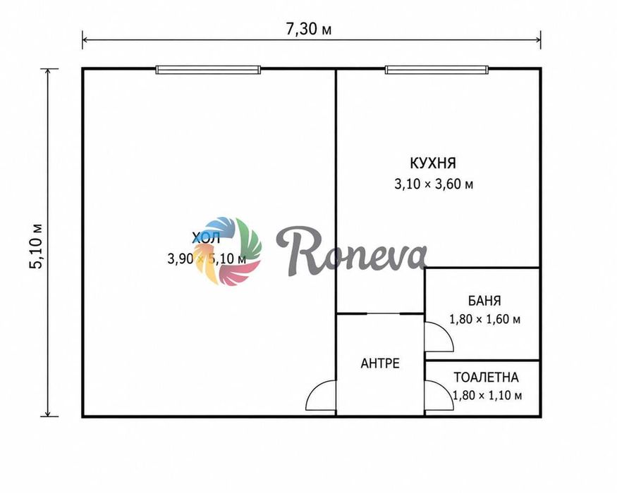 2-стаен в Варна-Изгрев площ 40 цена 85000