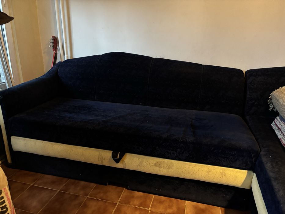 Разтегателен ъглов диван, с голяма ракла гр. Варна Младост 2 • OLX.bg