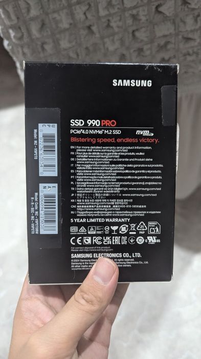 SSD samsung 990 pro 2tb НОВЫЙ