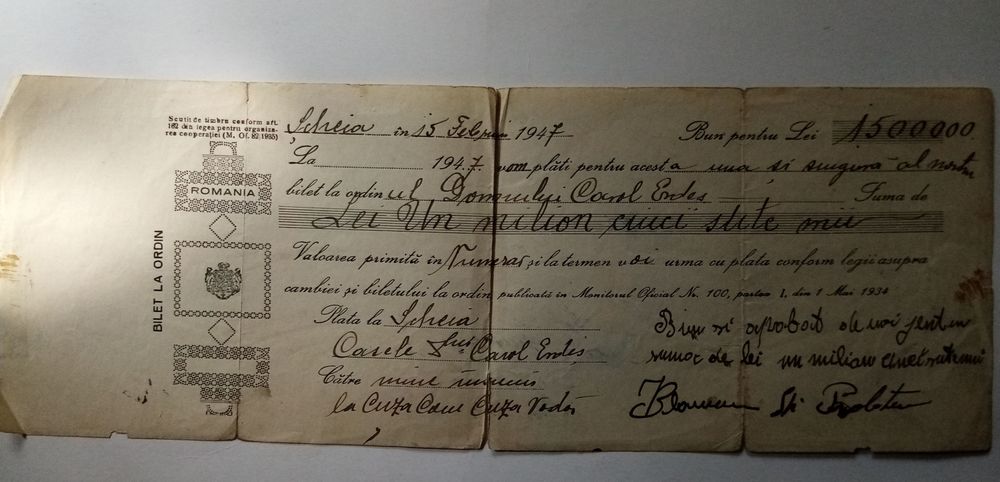 Documente vechi, interbelice