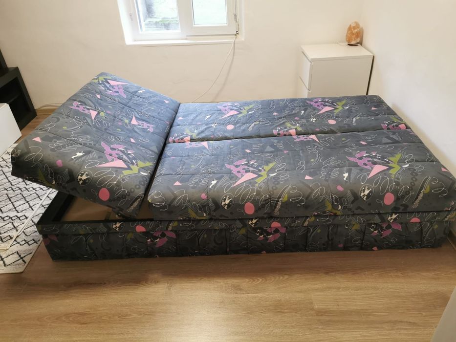 Pat cu lădița depozitare