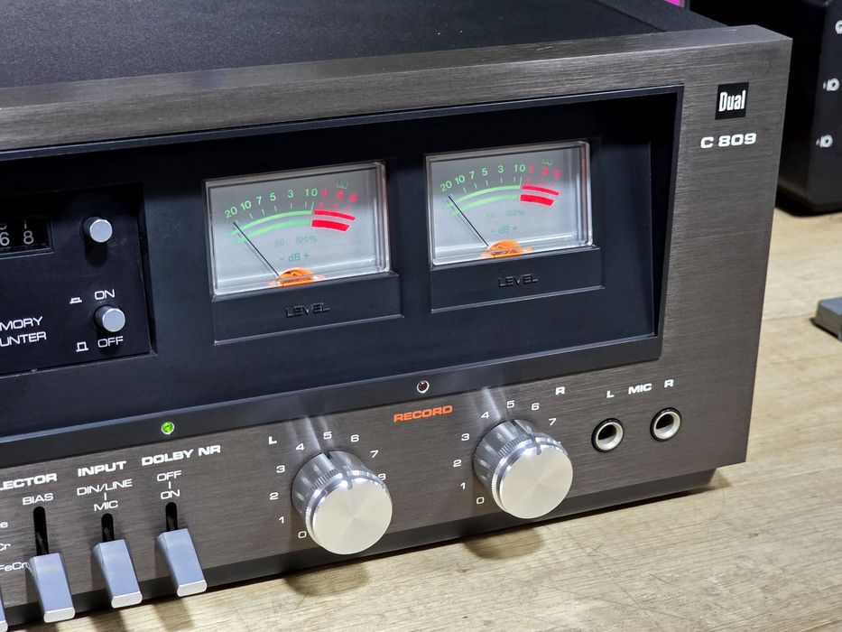 Casetofon deck DUAL C-809, vintage retro hifi , impecabil