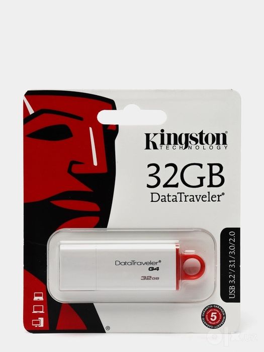 Флешка Kingston DataTraveler G4 32GB (USB 3.0) — Янги / Оригинал

Опис