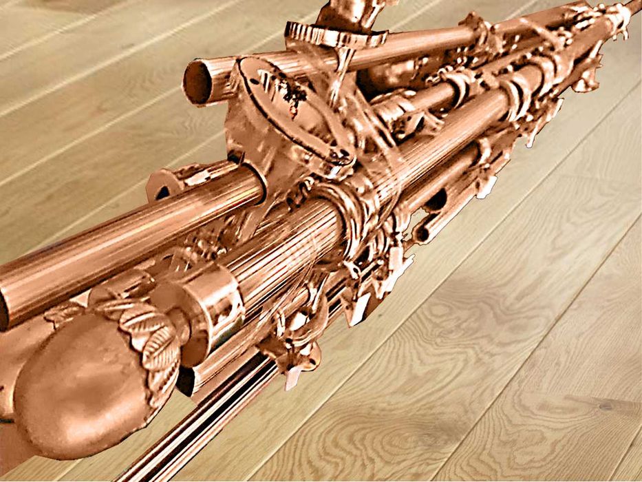 Карнизы для штор двойные, 4 штуки по 3 метра, общая 12 метров