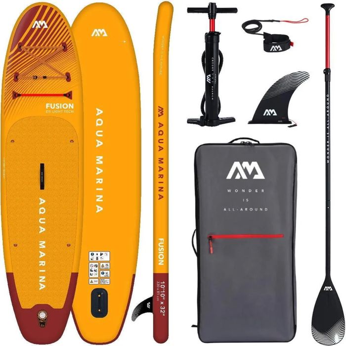 Set NOU Paddleboard Placa SUP AQUA MARINA FUSION iSUP 330x81x15 cm 10’ 10’’