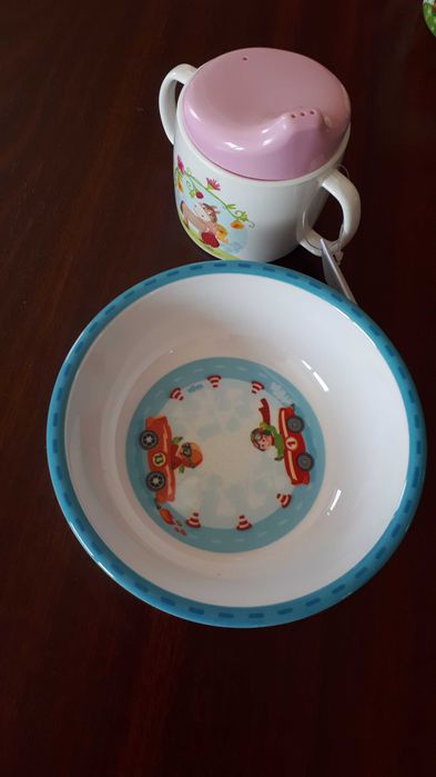 Set farfurie/cană copii Haba