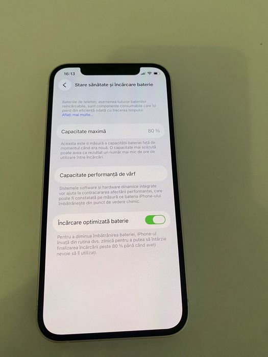 Iphone 12 126 GB white/alb