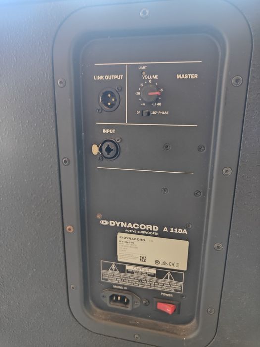 Mixer/stație și boxe dynacord