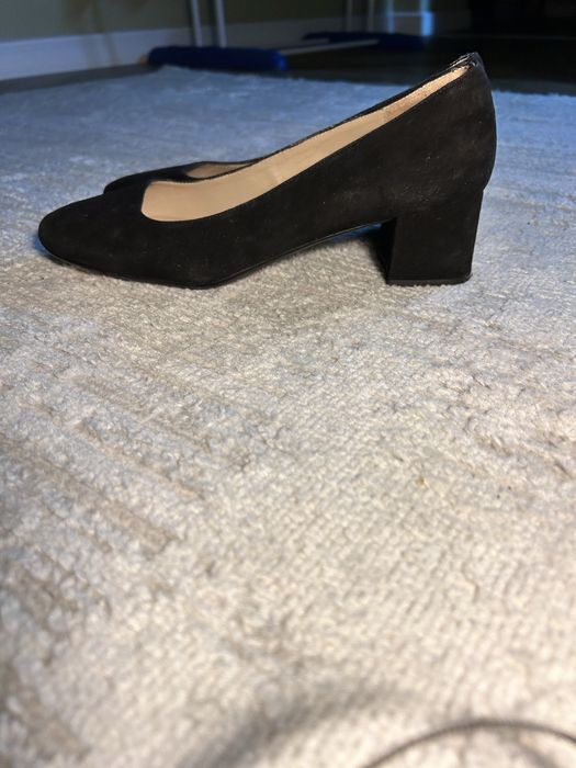 Замшевые туфли Unisa, Испания, 38.5, черные