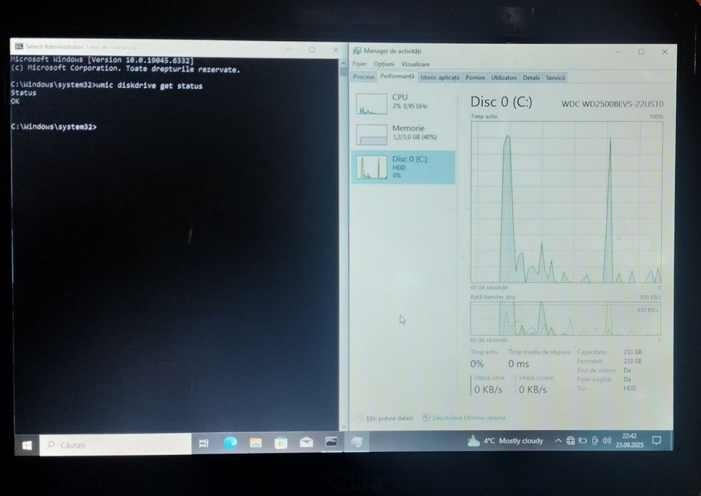 Laptop fujitsu siemens de piese sau uz personal