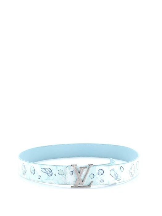 ремень Luiviton голубой