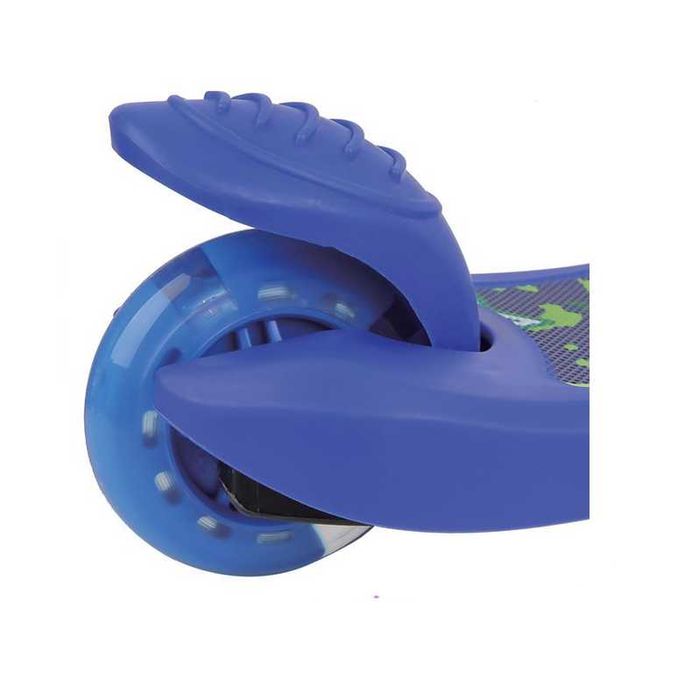 Тротинетка Mercado Trade, За деца, До 50кг., LED колела, Син, Розов