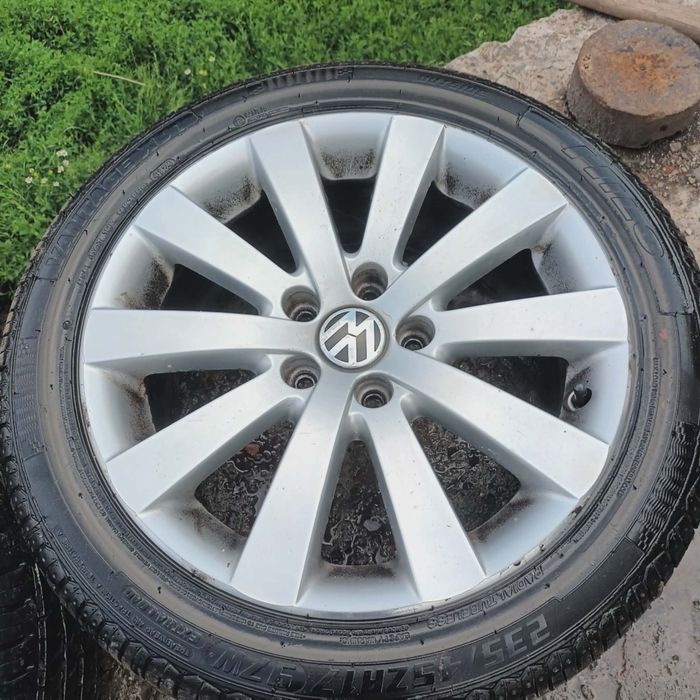 Jante+cauciucuri R17 Passat b6, stare foarte buna