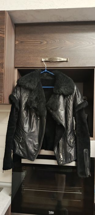 дубленка укороченная