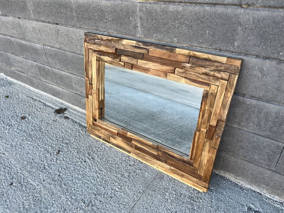 Оглвдало ръчна изработка от масивно дърво