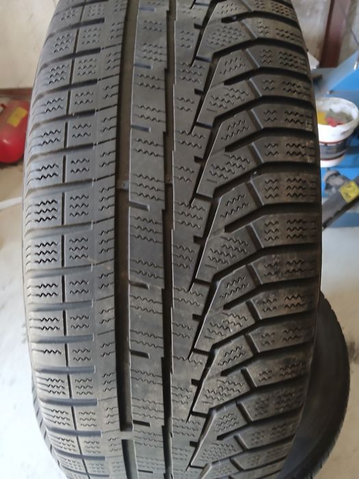 Jante aliaj R17,  5x112 , 6.5Jx17H2 , ET41 , Butuc 57,1 echipate cu anvelope iarnă 215/55/R17 Hankook Dot 2017