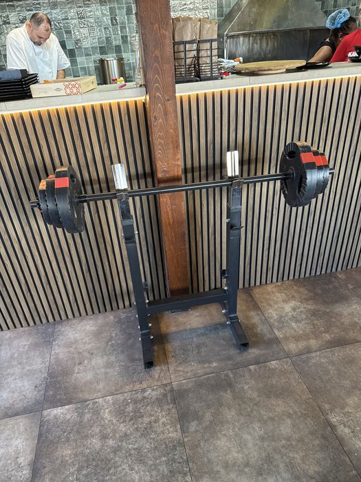 Haltera cu discuri+Gantere reglabile noi, greutate totala 40 kg,370 lei