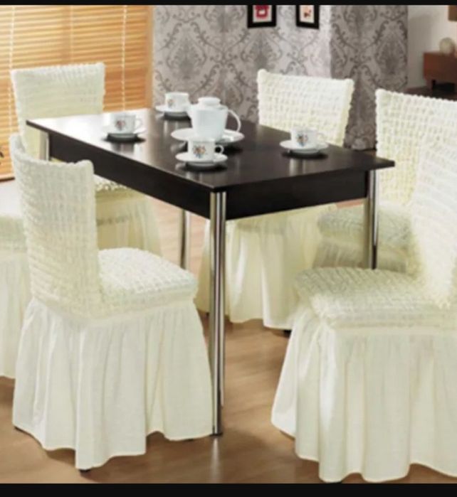 Huse creponate pentru scaune