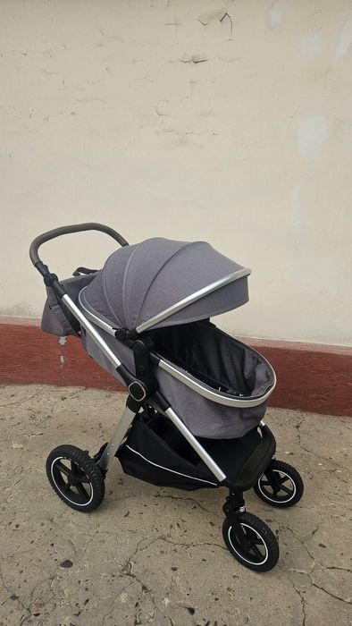 Коляска универсальная 2 в 1 Kidilo H6 серый цвет.