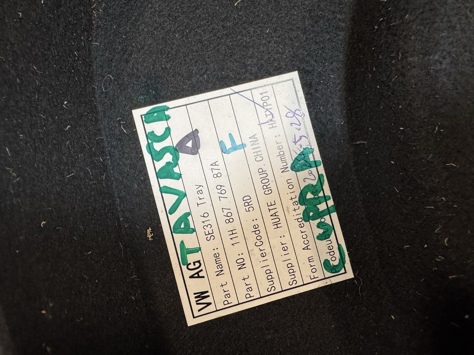 Polita acoperire portbagaj Cupra Tavascan