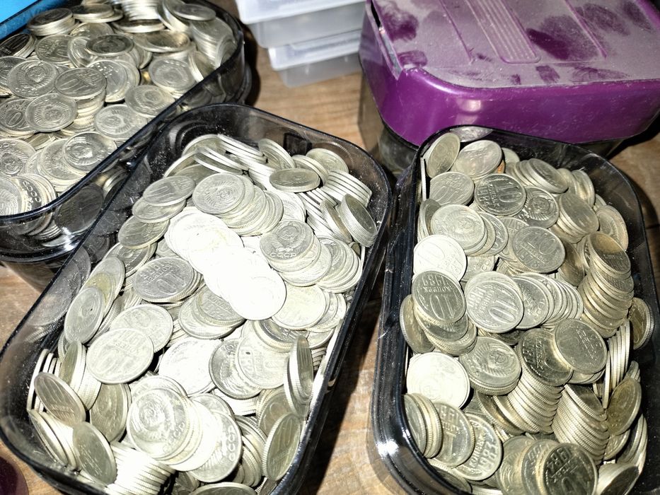 Монета 10 копеек 1991год