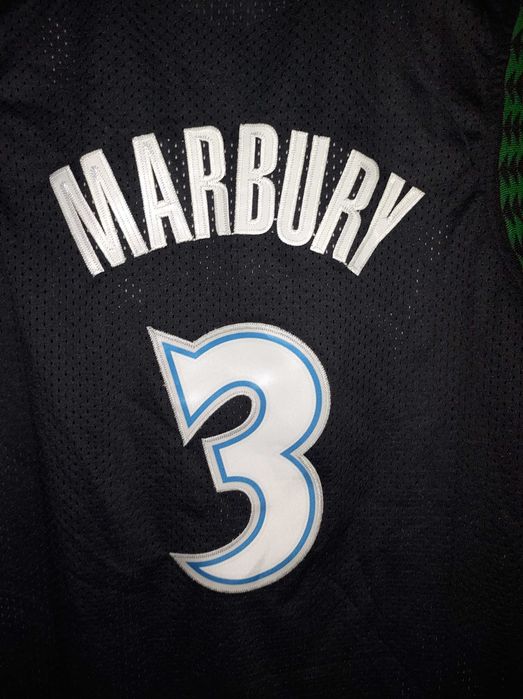 Maieu de basket NBA Mitchell & Ness cu Timberwolves, #3 Marbury (XL)