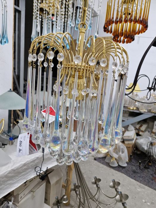 Candelabru deosebit cu sticla de muran