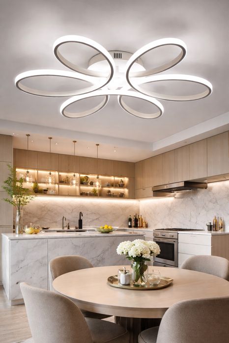 LED полилей за хол – 65W, бял