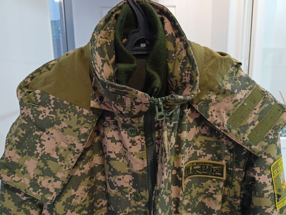 Бушлат и ушанка военная форма