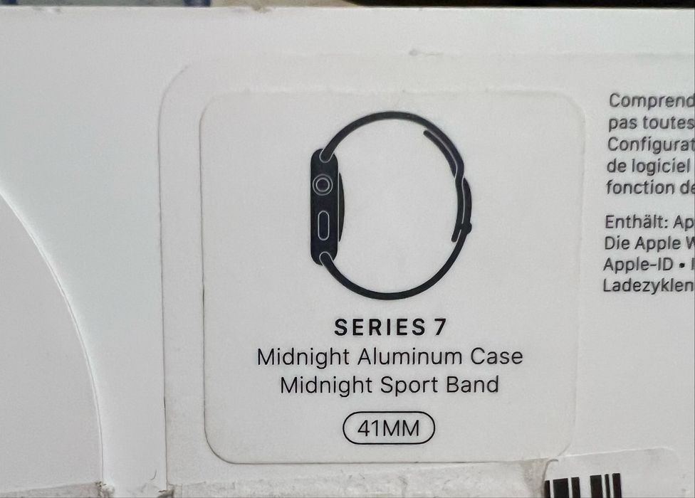 Apple Watch 7, GPS, Корпус Midnight Aluminium 41mm