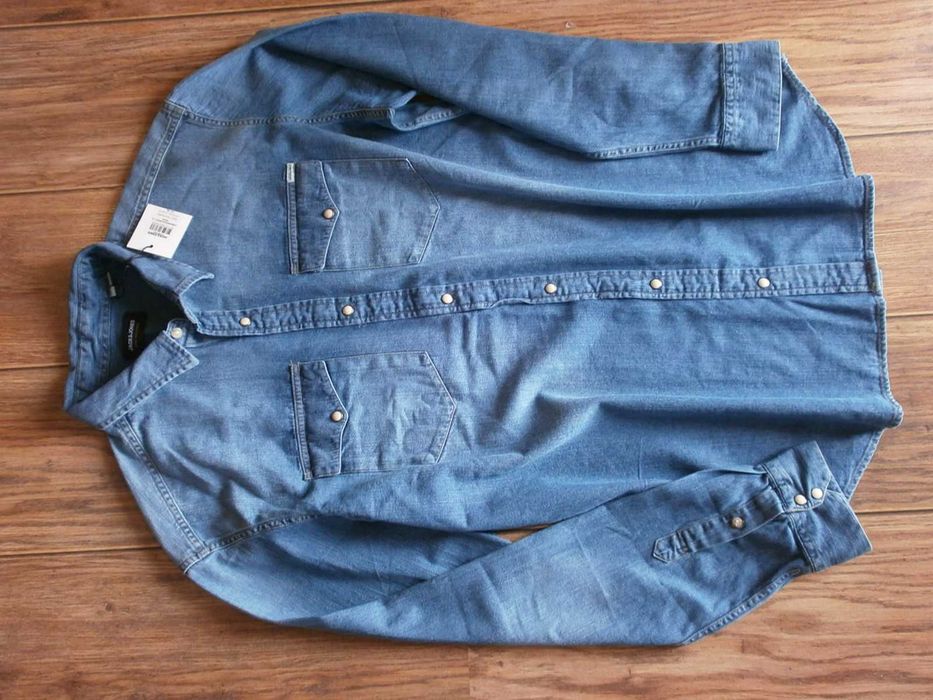 XL Чисто Нова Дънкова Риза JACK&JONES Slim Fit