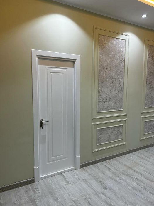 MDF eshik tayyor xolati polatno karobka+ ruchka zamok+ petla 3 dona+ o