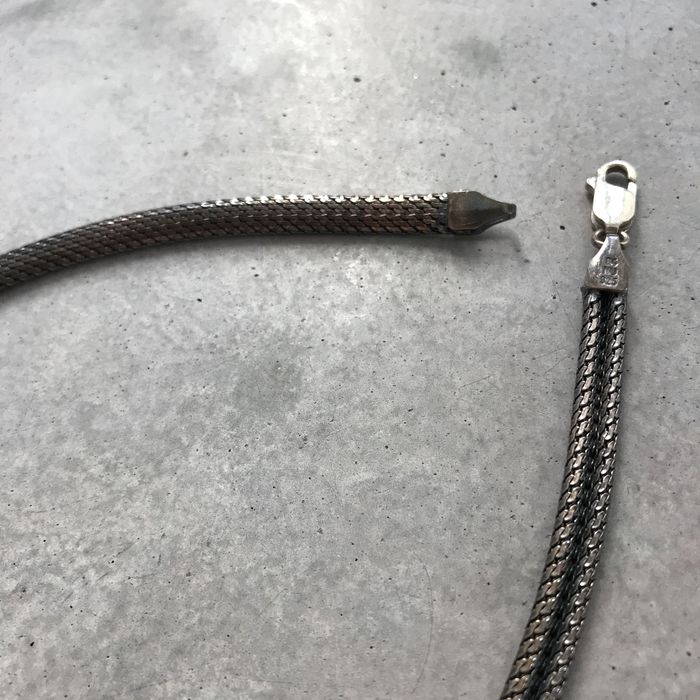 Colier vintage din argint masiv 925