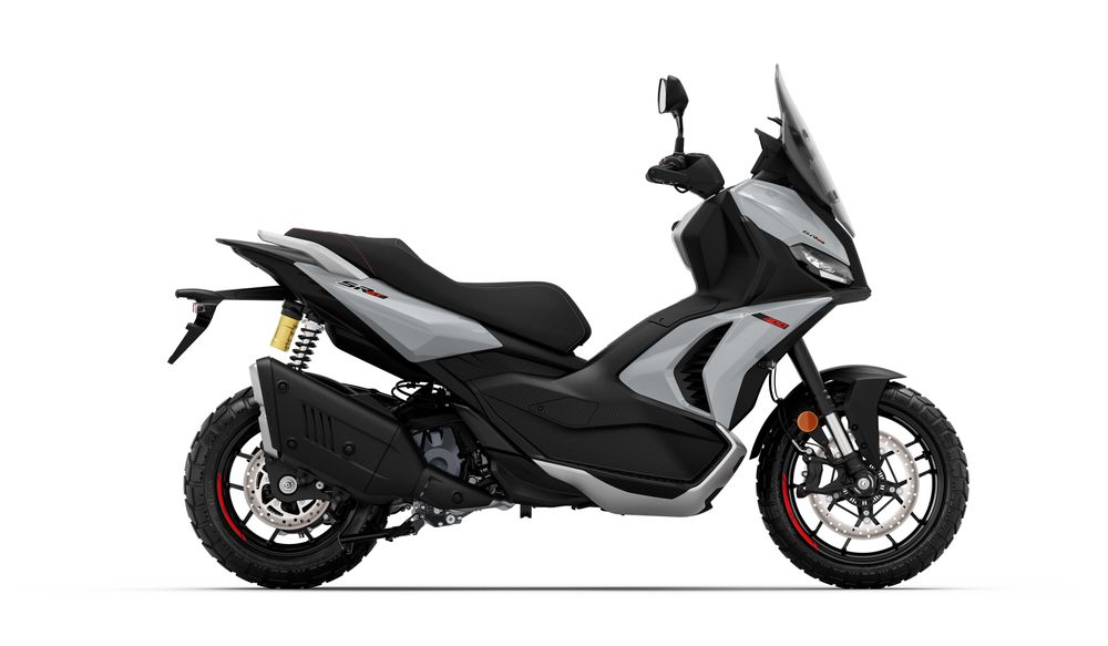 Aprilia SRGT 400, E5+, 2026 - Cel mai dinamic scuter de Adventure !