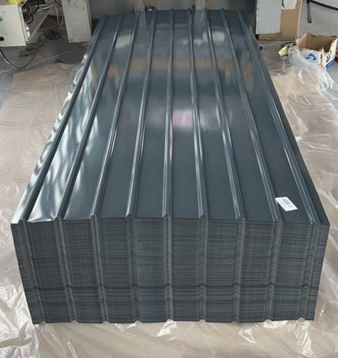 Sipca metalica mat dublu vopsit 8017/7016  Tabla cutata prevopsita