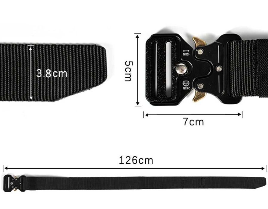 Мъжки тактически колан с катарама за бързо отваряне и затваряне