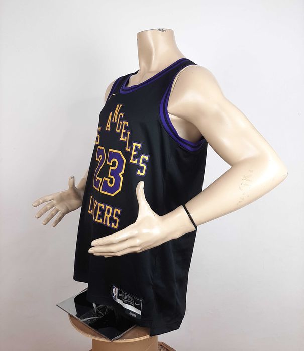Nike NBA Lakers LeBron - Оригинален мъжки баскетболен потник р-р L