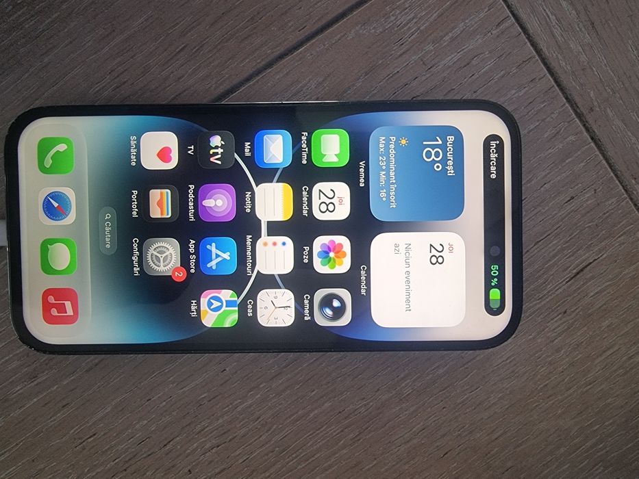 Apple Iphone 14 pro 128GB Black fara icloud,80%