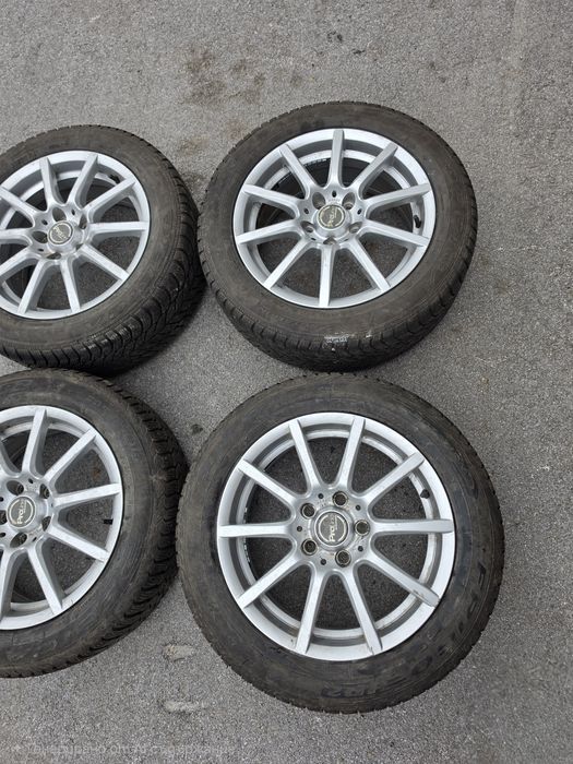 Алуминиеви джанти със зимни гуми 5х112 R16