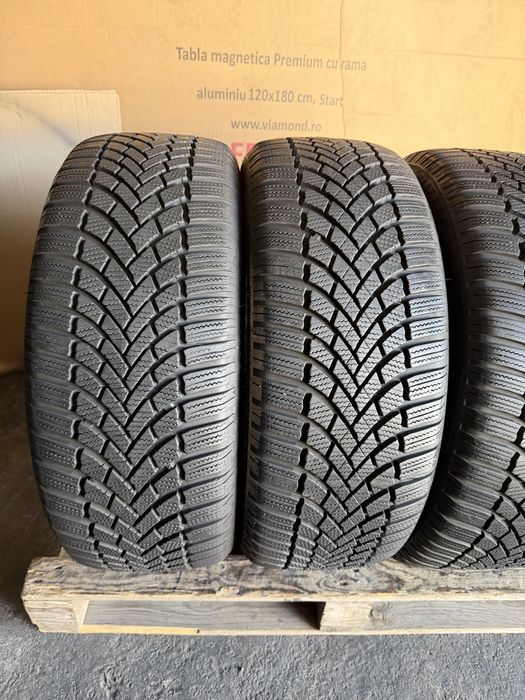 4 anvelope iarna 215/55/17 Bridgestone DOT 2022 7 mm!