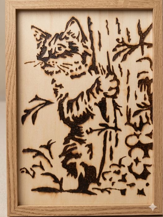 Tablouri pirogravate manual ,