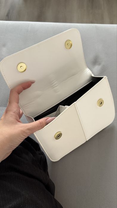 Сумка кожзам белая