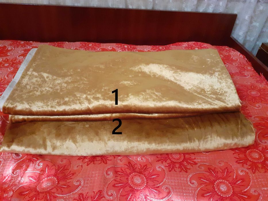 Покривки за легло и диван от плюш и лен