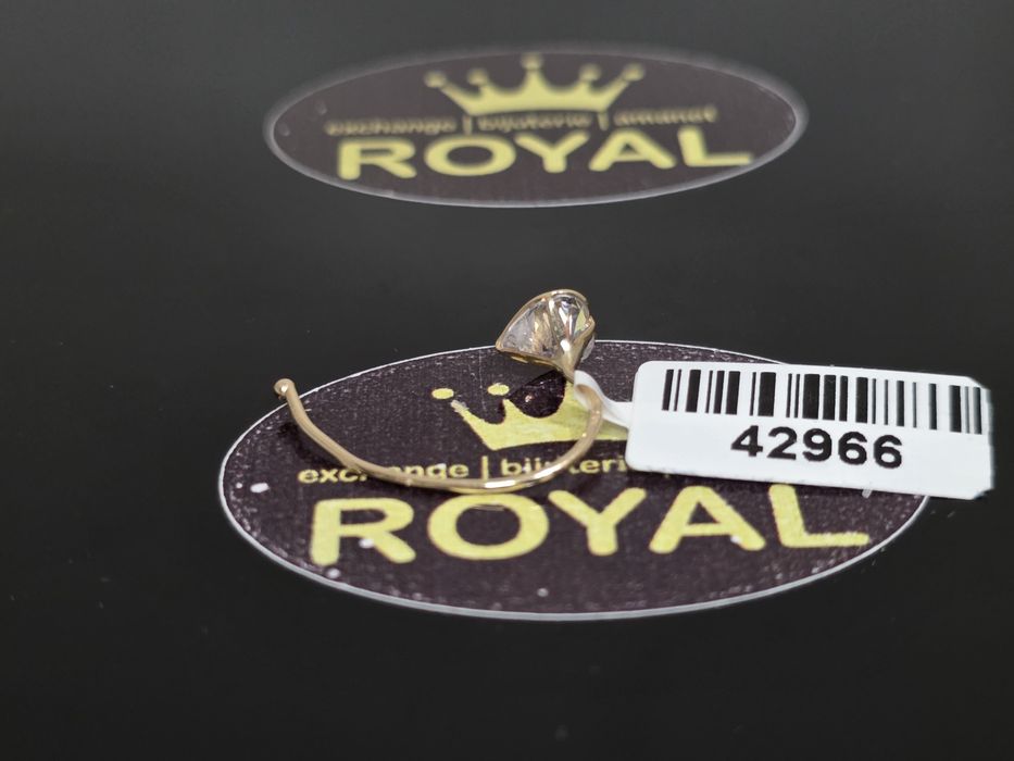 Bijuteria Royal: Cercel aur 14k/0.65 gr
