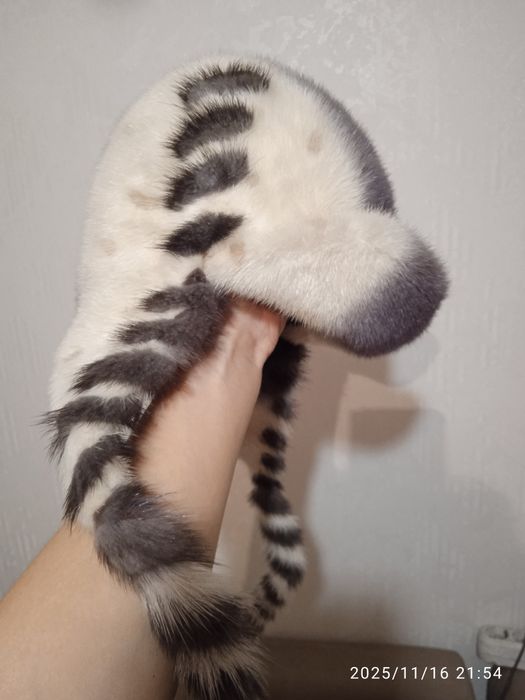 Шапка норковая бу