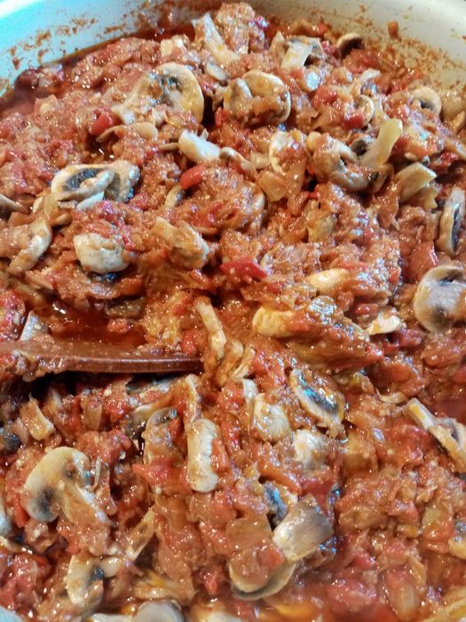 Zacusca de vinete cu ciuperci, bio