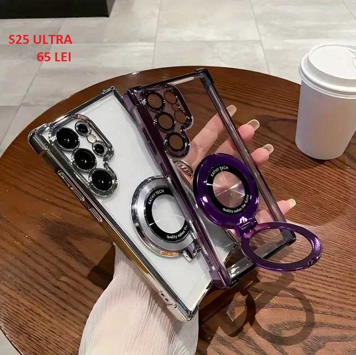 Huse premium S25 Ultra , Folii de sticla & iPhone 16 Pro/Pro Max