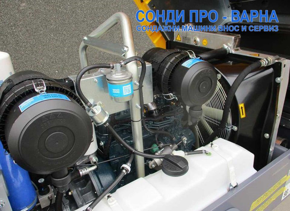 Мобилен компресор XAS88KD, 5м3/мин, дизелов 45hp, 7бара от Atlas Copco