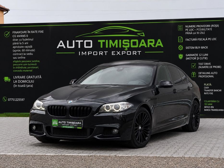 BMW Seria 5 530d M Paket 3.0 Diesel 2014 Euro 6 Finantare Livrare Gratuita